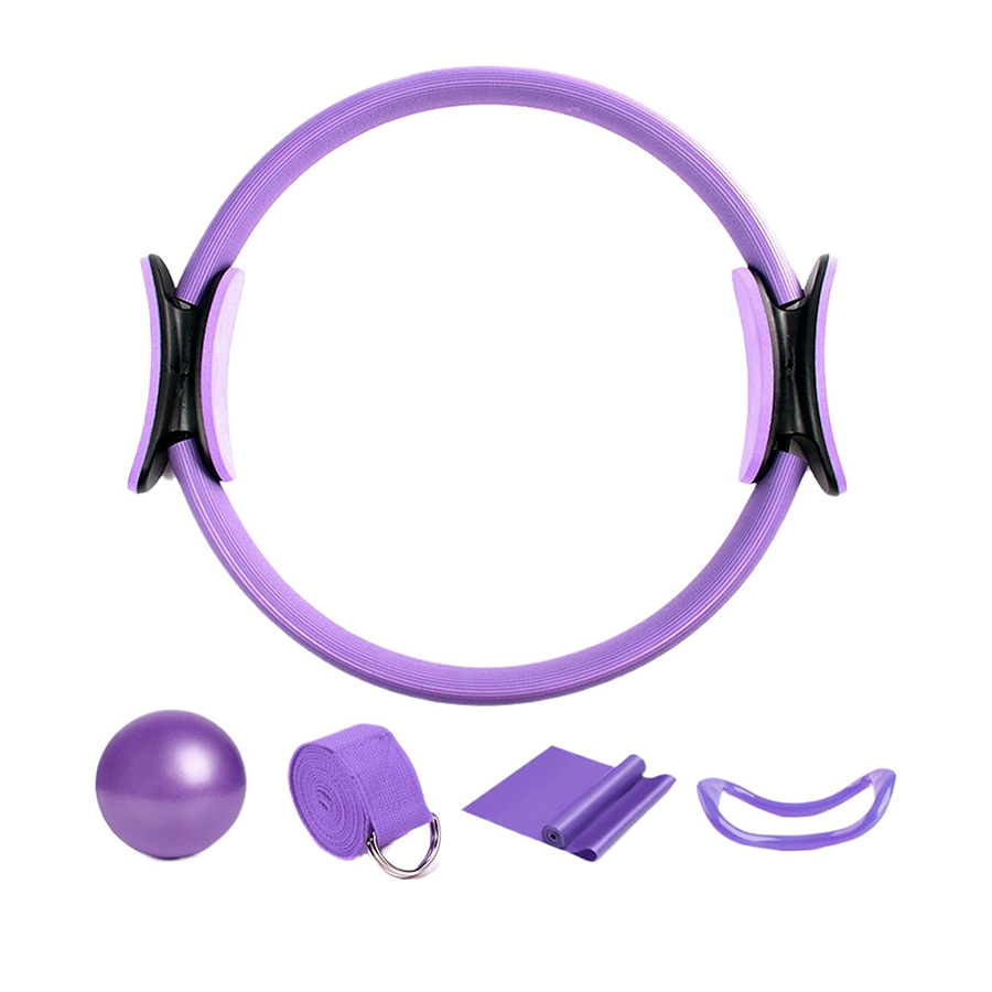 Pilates Yoga Logo - Fünfteiliges Pilates-Essentials-Set für Damen mit individuellem