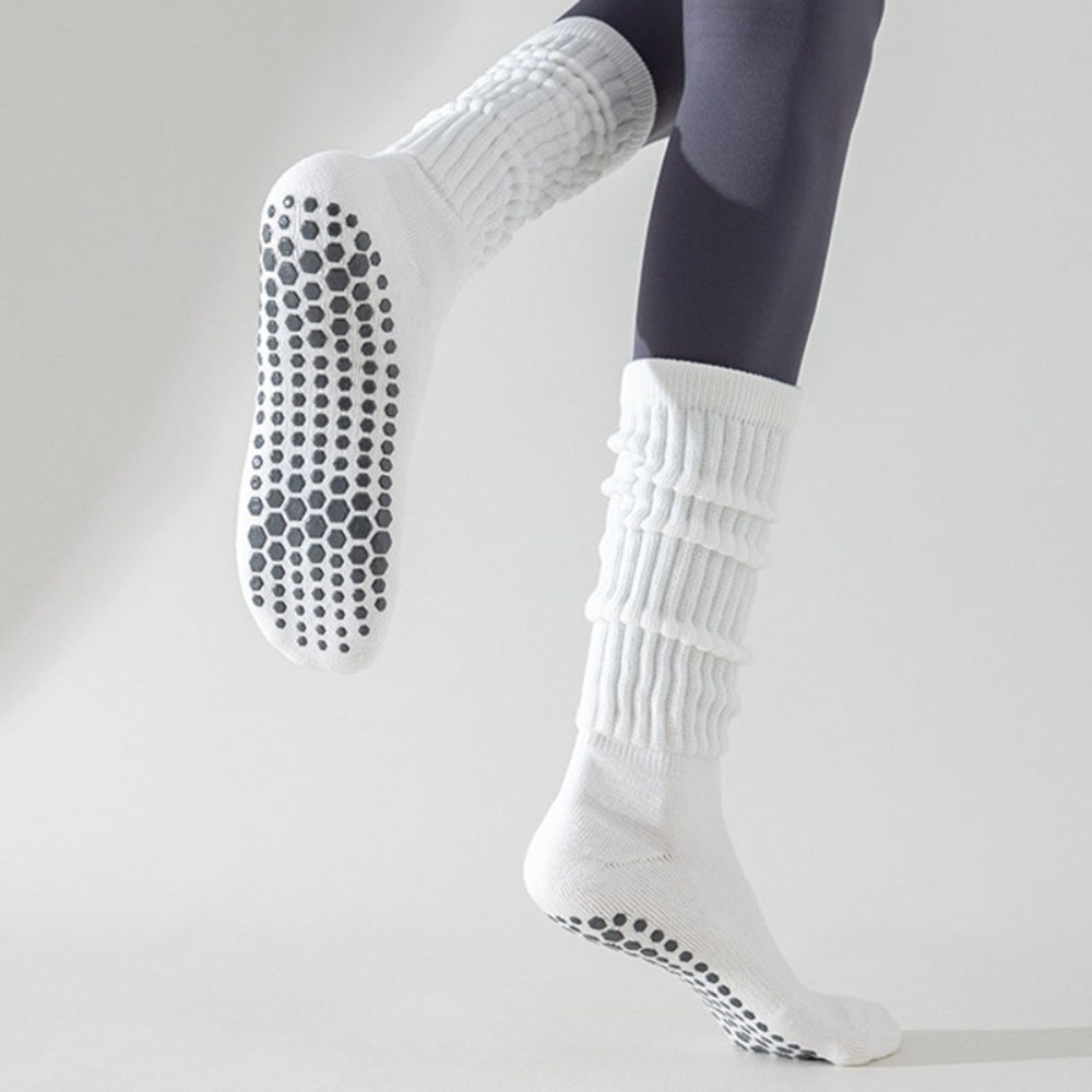 Pilates Yoga Footwear - Neue Einfarbige Yoga-Socken Silikon-Frottee Verschleißfeste Pilates-Socken