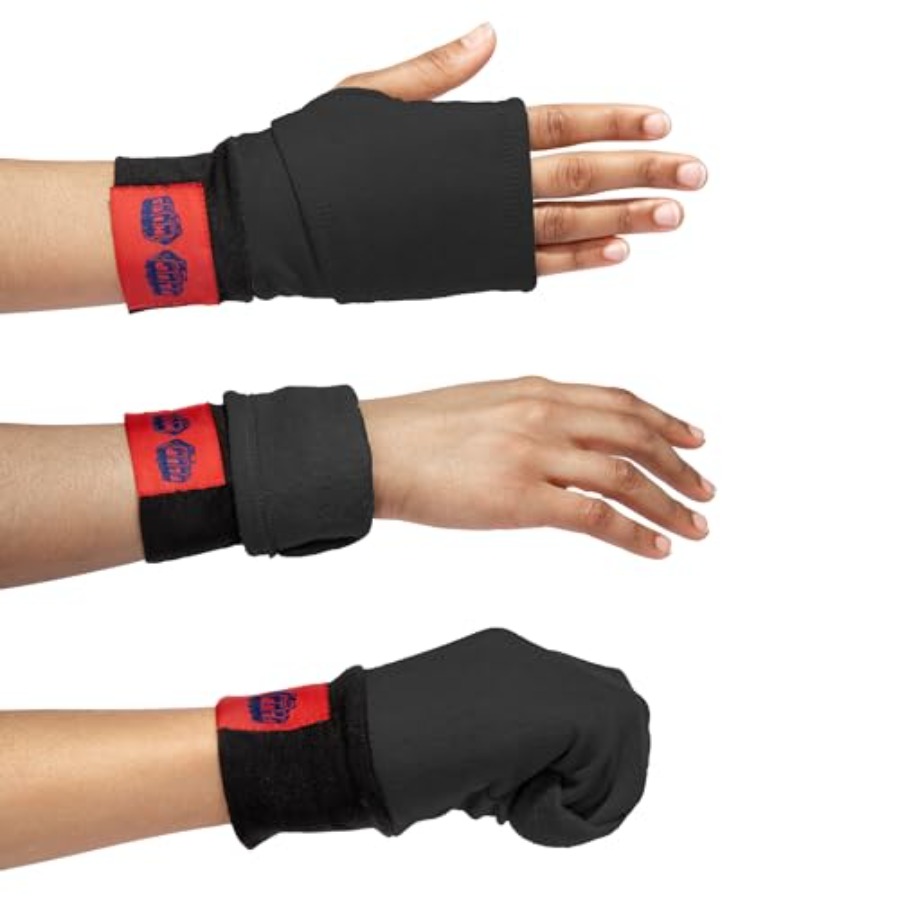Pilates Yoga Video - Fingerlose 3-in-1 Performance-Handschuhe für Laufen, Wandern,