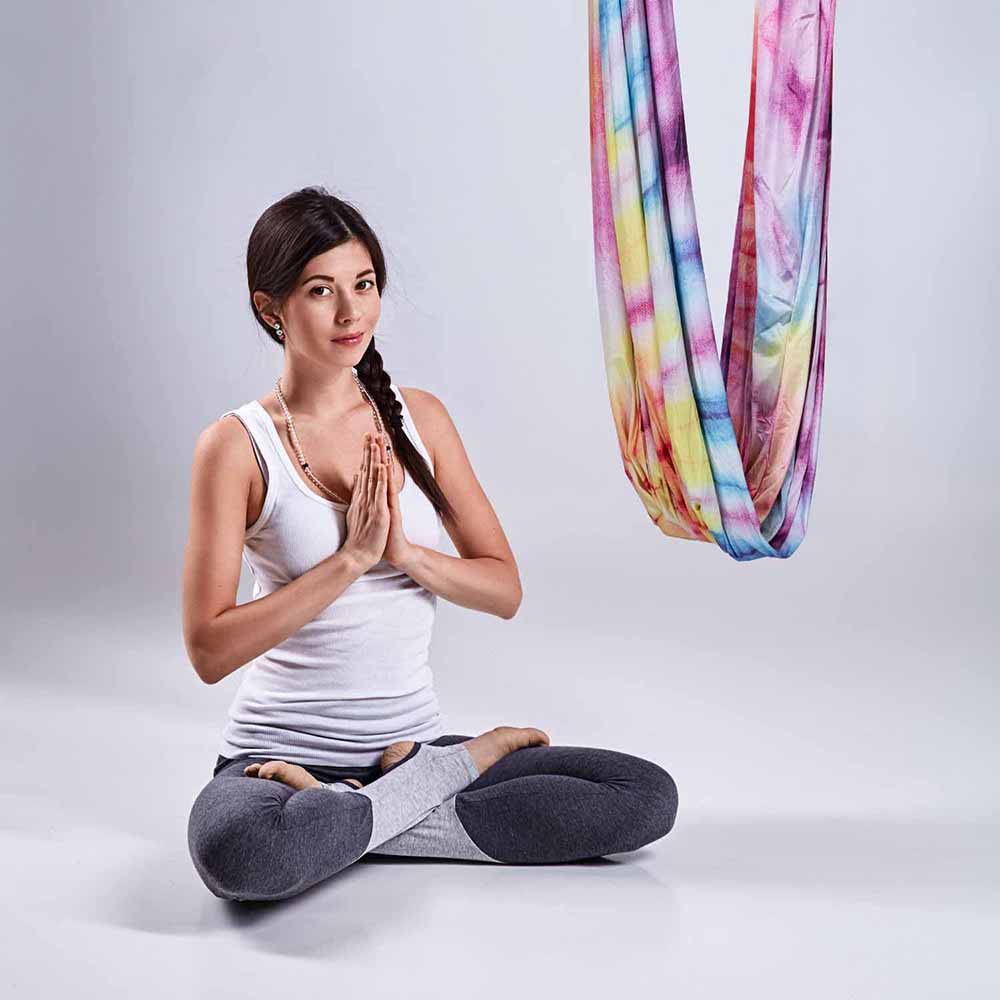 Aerial Silk Hammock - 9 Yards Aerial Silks Kit, farbenfrohes