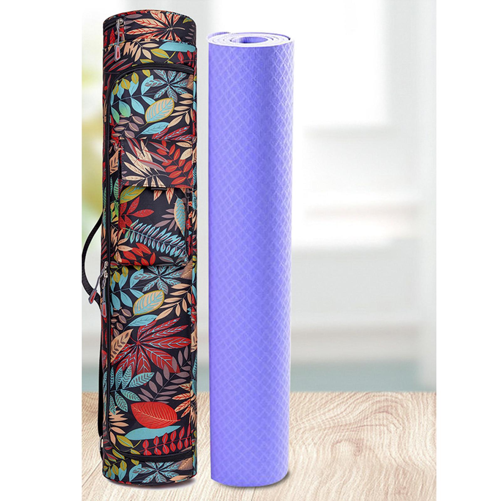 Pilates Yoga Bag - Rutschfeste Yoga-Mattentasche aus Canvas mit Kordelzug