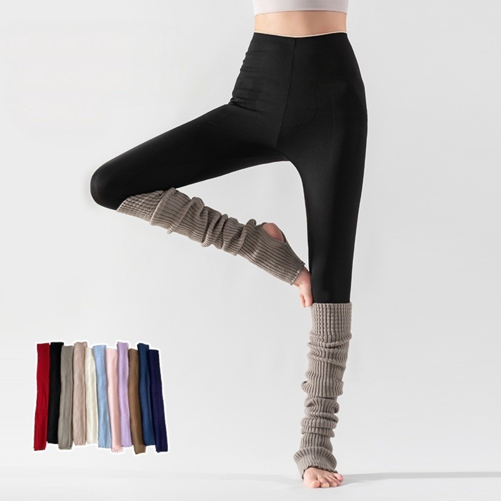 Pilates Yoga Footwear - Knielange Ballett-Beinwärmer für den täglichen Gebrauch,