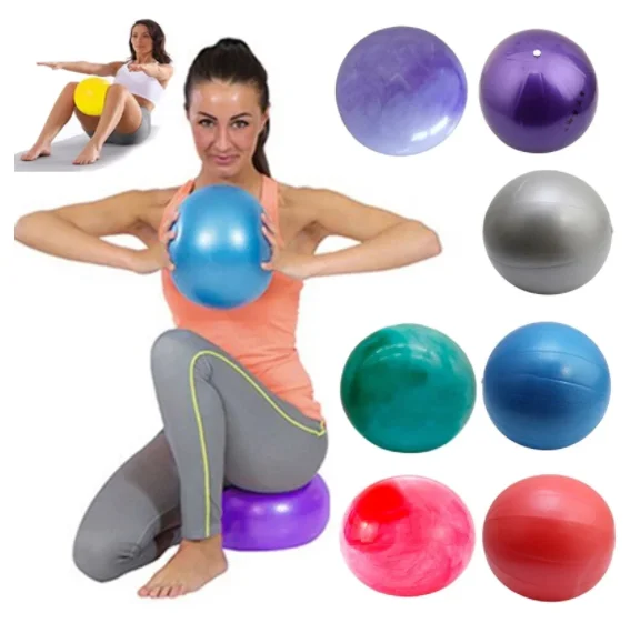 Pilates Yoga Logo - 2026 Maßgefertigter 9'' Runder PVC-Fitnessball Mini