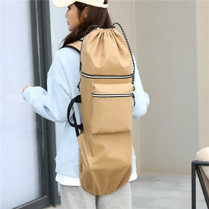Pilates Yoga Bag - Skateboard-Tasche, Doppelwippe, leicht, wasserdicht, Yoga-Tasche, Fitness-Surfbrett-Tasche,
