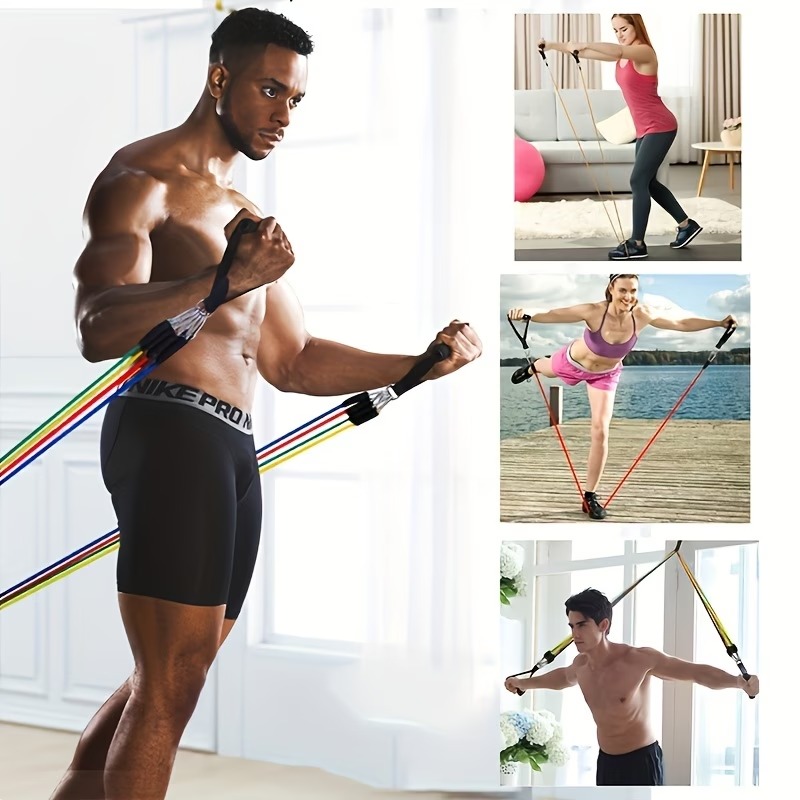 Widerstandsband-Set mit Türank – Pilates Yoga Kit Bewertung und Preis