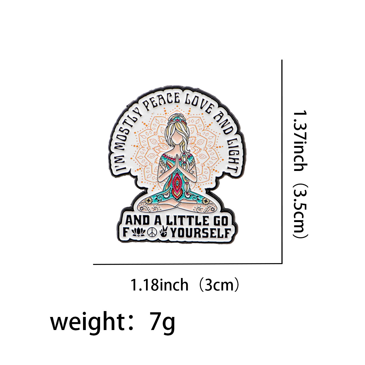 Lustige Yoga-Emaille-Ansteckna – Pilates Yoga Bag Bewertung und Preis