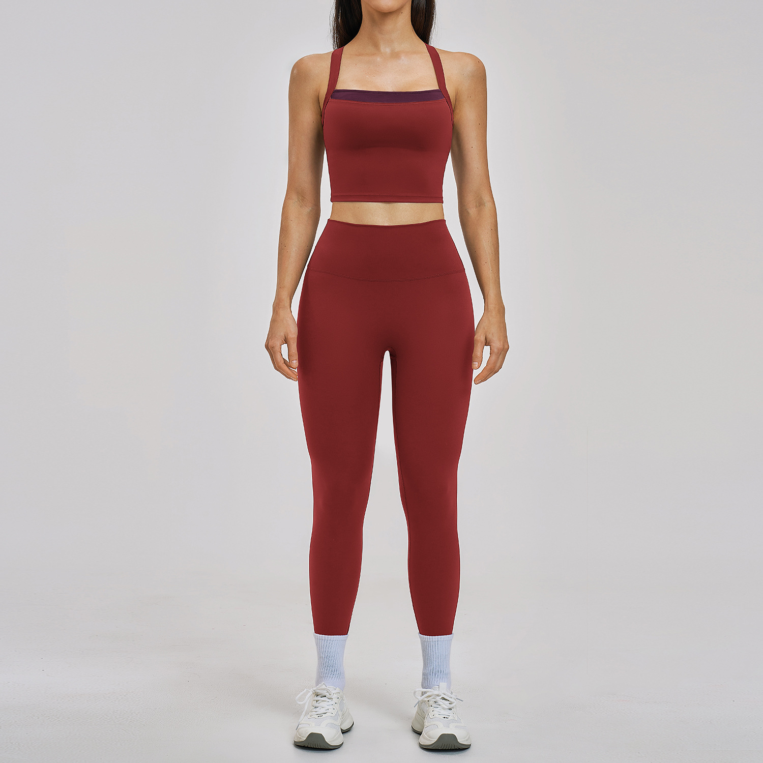 2-teiliges Yoga-Set für Damen, – Pilates Yoga Logo Bewertung und Preis