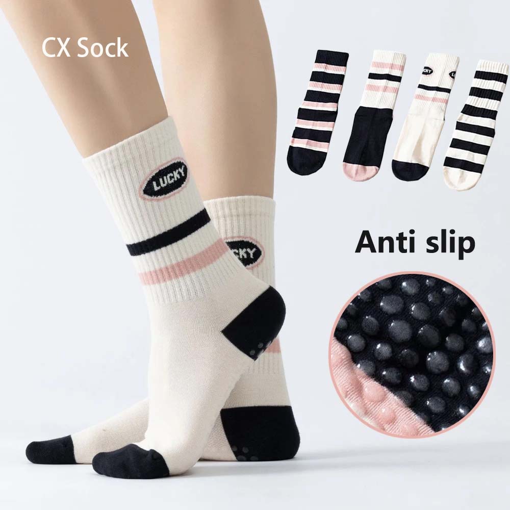 Gestreifte Yoga-Aerobic-Socken – Pilates Yoga Zumba Bewertung und Preis