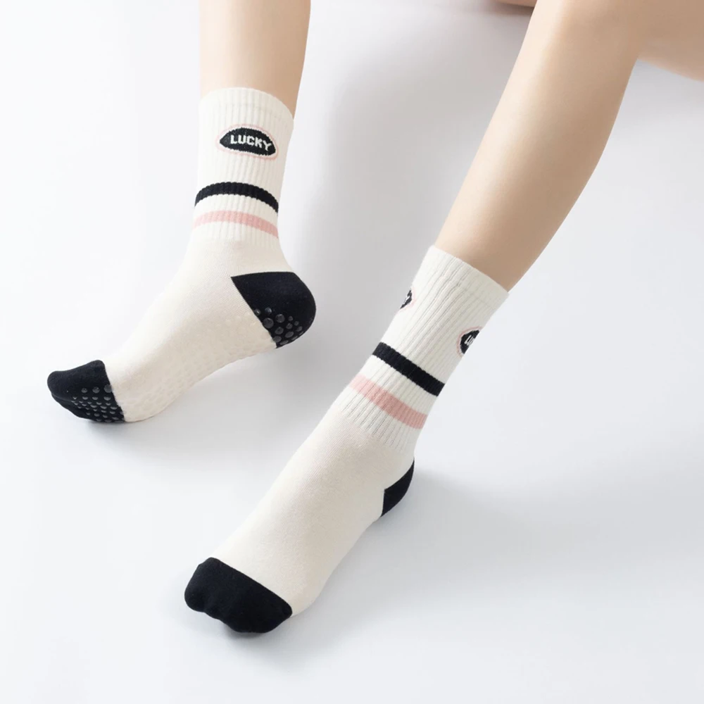 Gestreifte Yoga-Aerobic-Socken – Pilates Yoga Zumba Bewertung und Preis