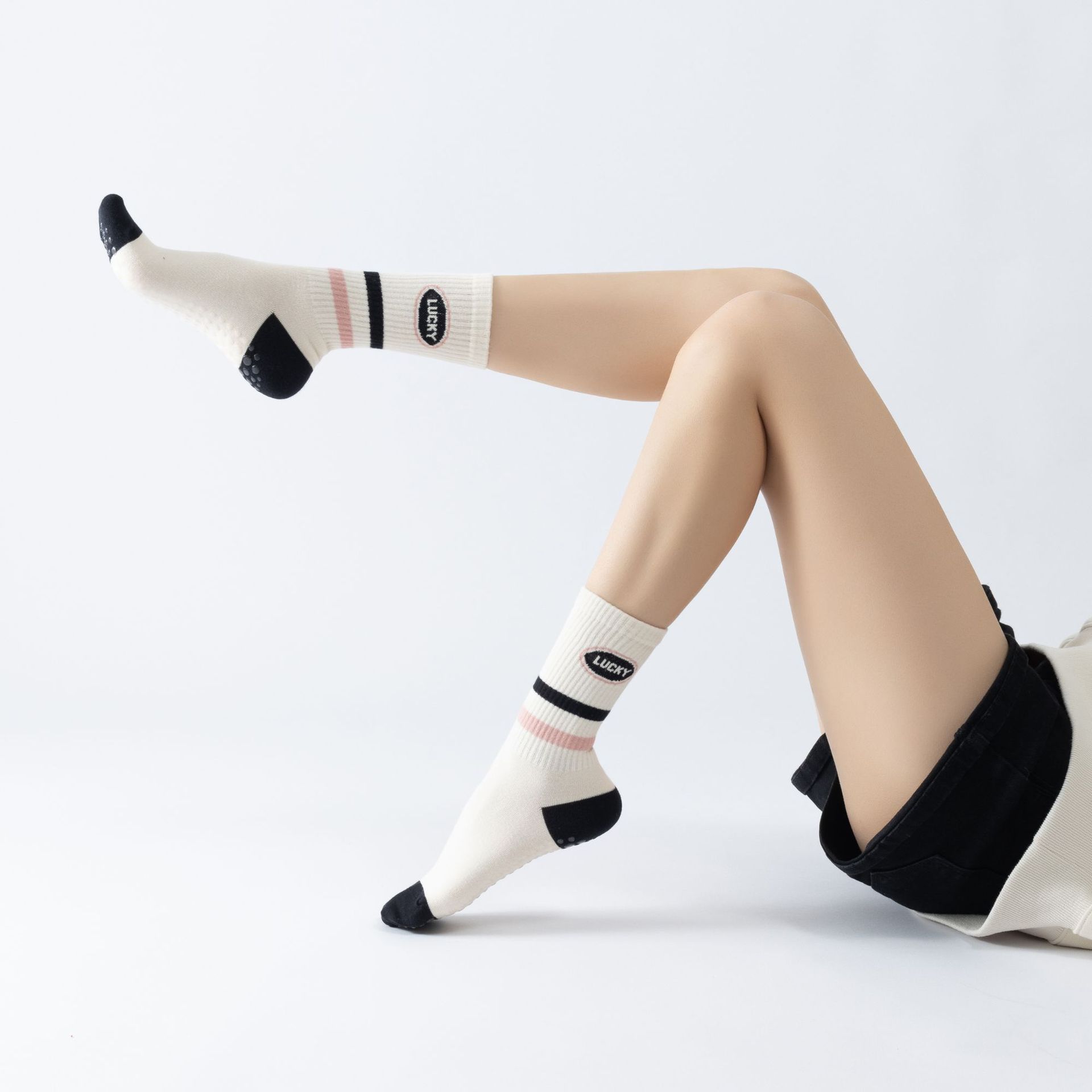 Gestreifte Yoga-Aerobic-Socken – Pilates Yoga Zumba Bewertung und Preis