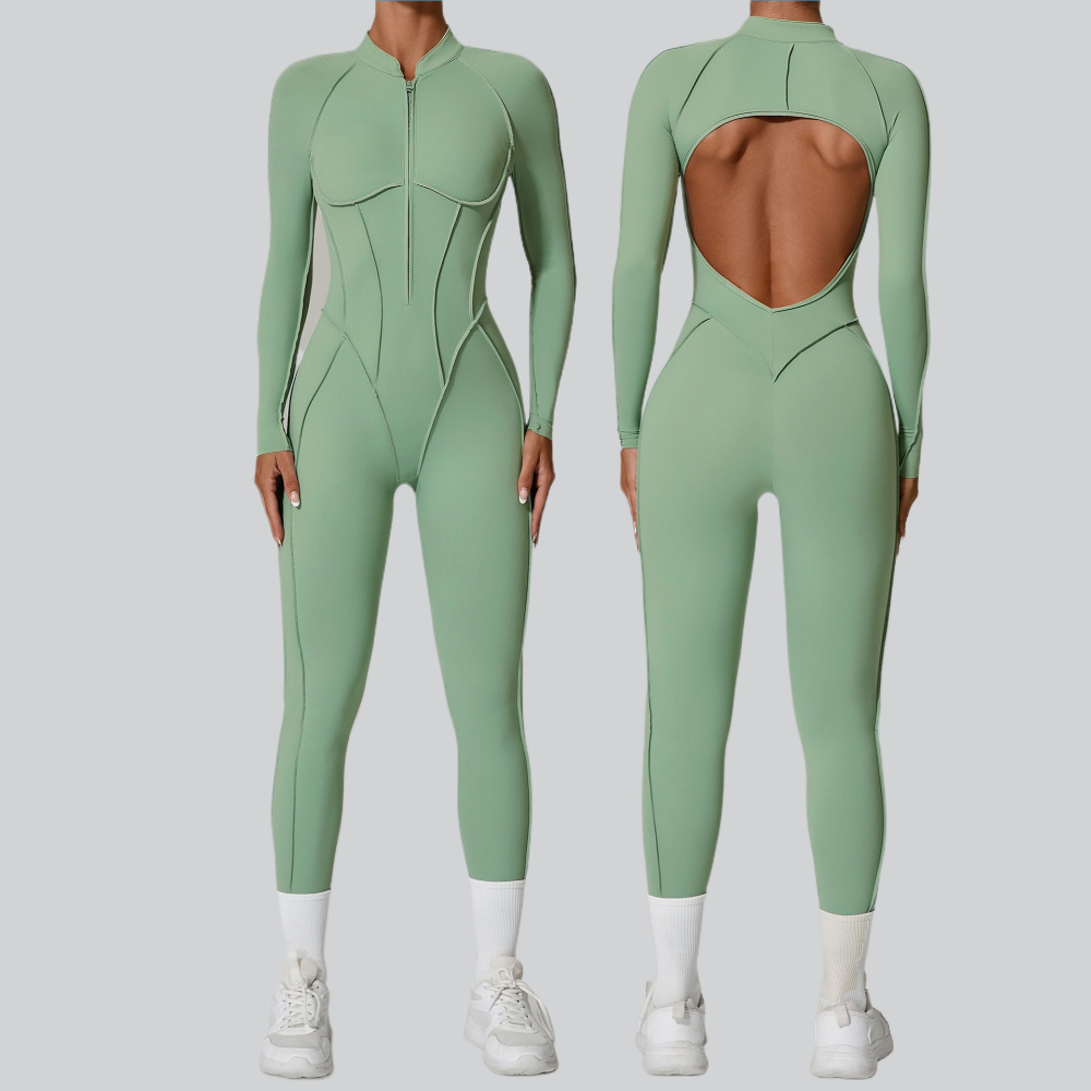 Nahtloser Damen-Jumpsuit mit R – Pilates Yoga Kit Bewertung und Preis
