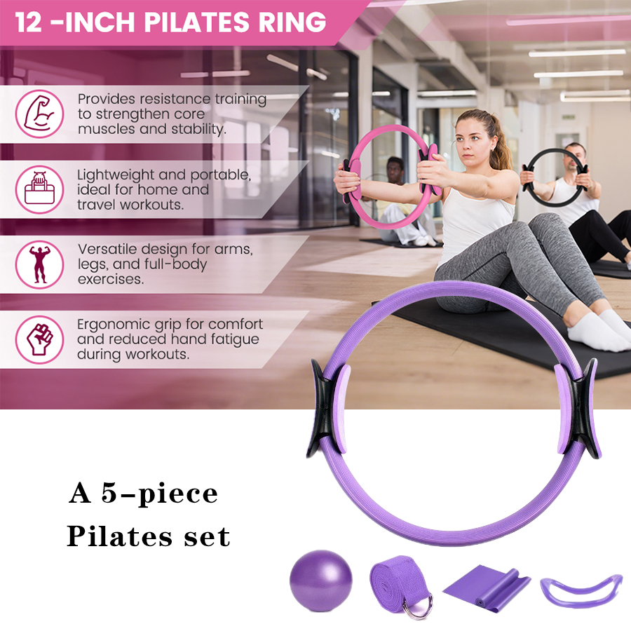 Kundenspezifisches LOGO 5-teil – Pilates Yoga Logo Bewertung und Preis