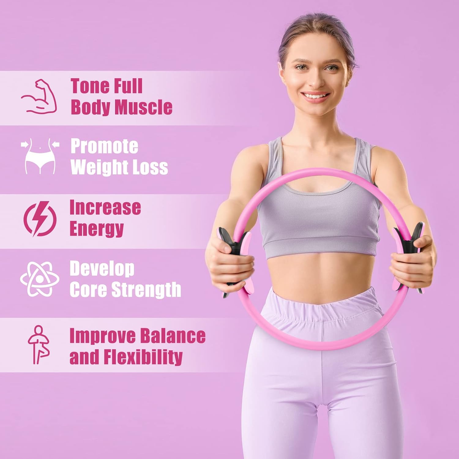 Pilates Magic Ring Fitness-Kre – Pilates Yoga Tone Bewertung und Preis