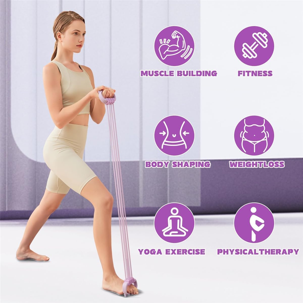Figur-8-Widerstandsbänder für  – Pilates Yoga Tone Bewertung und Preis