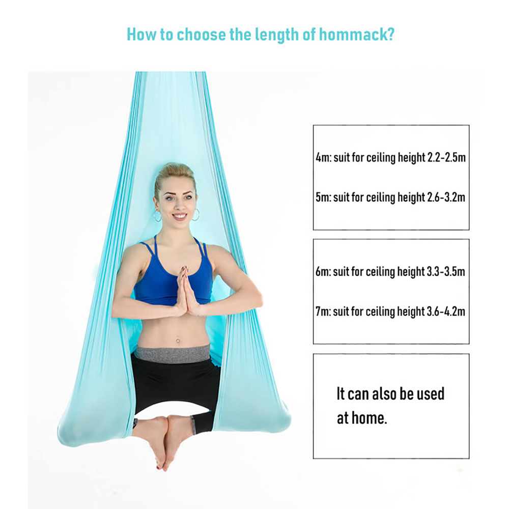 4/5/6/7M Aerial Yoga Schaukel  – Aerial Silk Hammock Bewertung und Preis