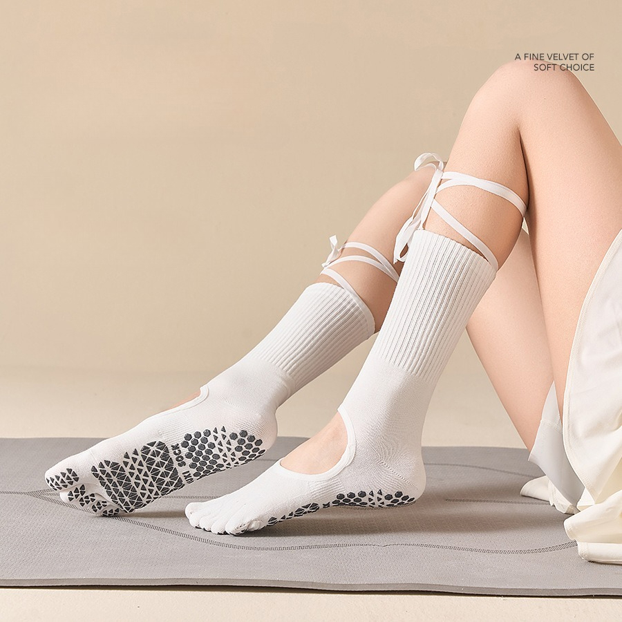 Damen-Schnür-Yoga-Socken mit G – Pilates Yoga &A Bewertung und Preis